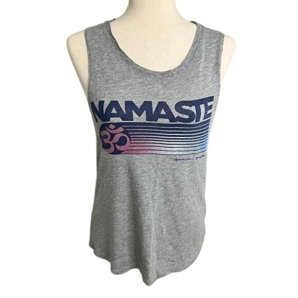 Spiritual Gangster Namaste Rocker Tank Yoga Workout Size Medium - Picture 1 of 4